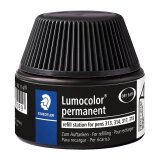 Flacon de recharge Lumocolor permanent 48717-9 , noir