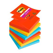 Ricariche Post-it Super Sticky a Z Playful 76 x 76 mm 6 unità da 90 fogli