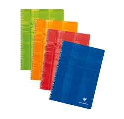 Spiral notebook Clairefontaine Metric A4 21 x 29,7 cm small squares 100 pages