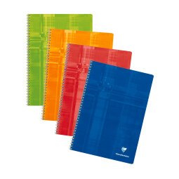 Cahier spirale Clairefontaine Metric A4 21 x 29,7 cm petits carreaux 100 pages
