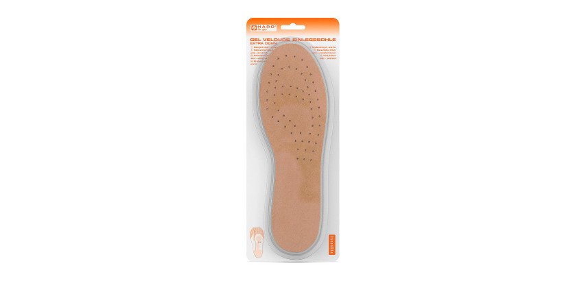 Semelle intérieure Gel Velours, pointure: 36-46