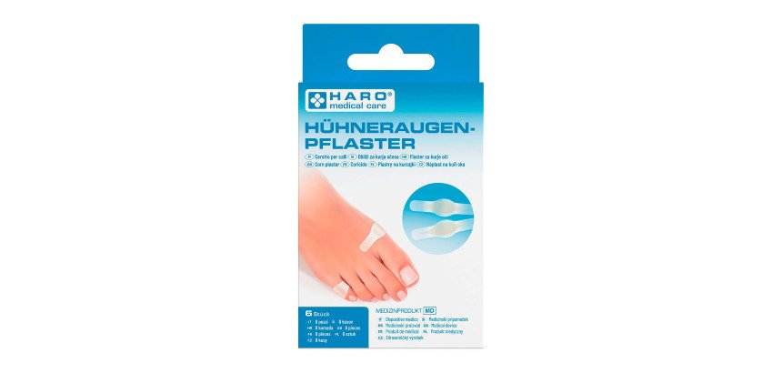 Pansement coricide, transparent, pack de 6