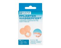 Pansement imperméable, rond, couleur chair, pack de 20