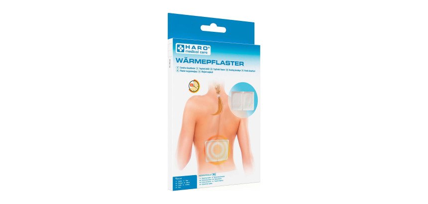 Patch chauffant, 130 x 190 mm, blanc