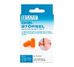 Foam earplug, orange