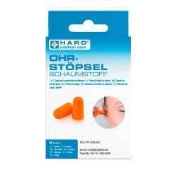 Bouchon d'oreille en mousse, orange