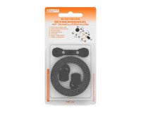 Lacets à laçage rapide, plat, noir, 1.200 mm