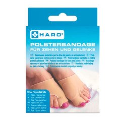 Bandage rembourré pour orteils & articulations, beige