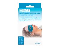 Masque gel pour le visage, réutilisable, bleu