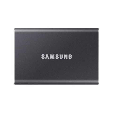 Disco duro SSD portátil Samsung T7 de 2 TB - USB 3.2 (USB-C) grafito