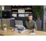 Support PC 14" et mallette de rangement Breyta blanche