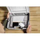 Support PC 14" et mallette de rangement Breyta blanche