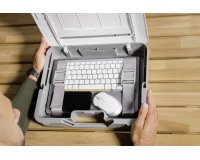 Support PC 14" et mallette de rangement Breyta blanche