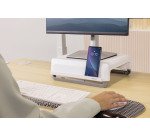 Support écran Breyta Fellowes blanc