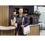 Support PC 14" et mallette de rangement Breyta blanche