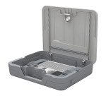 Support PC 14" et mallette de rangement Breyta blanche