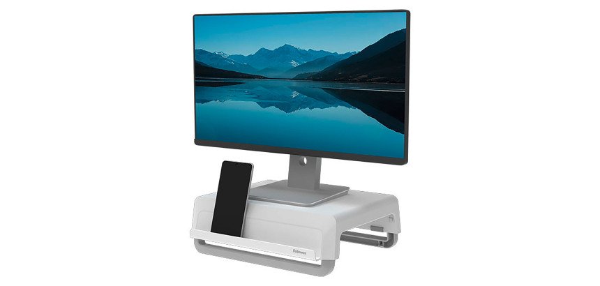 Support écran Breyta Fellowes blanc