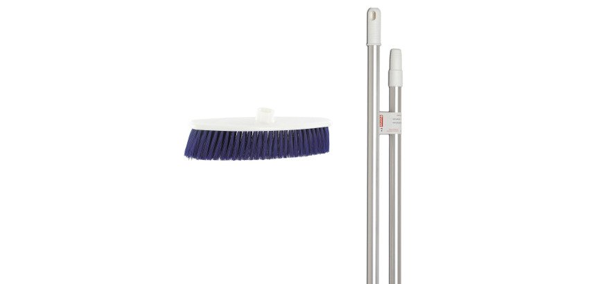 Escoba Higiene alimentaria con palo