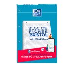 Bloc de 30 feuilles BRISTOL perforées A4 210g 5x5 Blanc