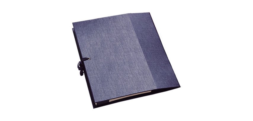 Clasificador acordeón alfanumérico negro Folio