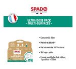 Nettoyant désodorisant multi-surfaces Ultra Dose Spado Menthe  - Recharges pour 4 sprays de 750 ml