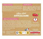 Nettoyant anticalcaire Ultra Dose Spado Framboise  - Recharges pour 4 sprays de 750 ml