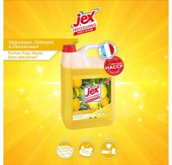 Nettoyant ultra dégraissant Jex Express citron - Bidon de 5 litres