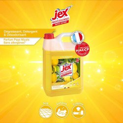 Nettoyant ultra dégraissant Jex Express citron - Bidon de 5 litres