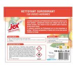 Nettoyant surodorant multi-usages Jex agrumes - Boîte de 100 doses