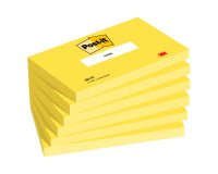 Bloc-note adhésif jaune Néon 127 x 76 mm - bloc de 100 feuilles