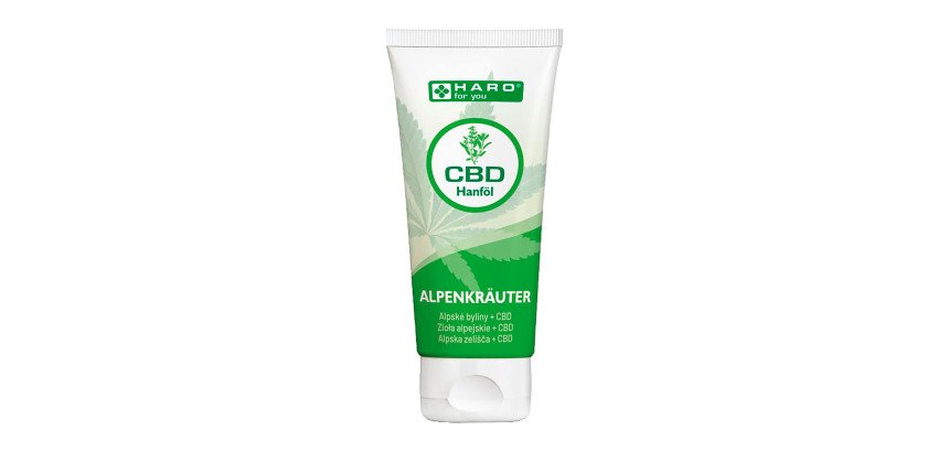 Gel aux herbes alpines au CBD, tube de 100 ml