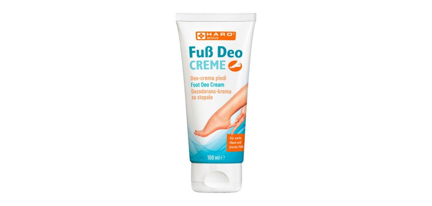 Crème déodorant pour les pieds, tube de 100 ml