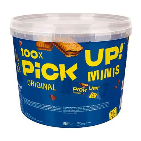 Pick up ! Barre de biscuits 'Choco minis' - Boîte de 100