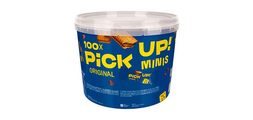 Pick up ! Barre de biscuits 'Choco minis' - Boîte de 100