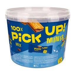 Pick up ! Barre de biscuits 'minis' mix - Boîte de 100