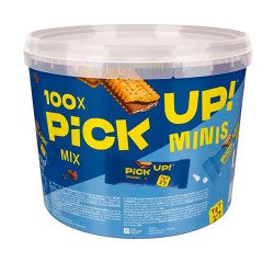Pick up ! Barre de biscuits 'minis' mix - Boîte de 100