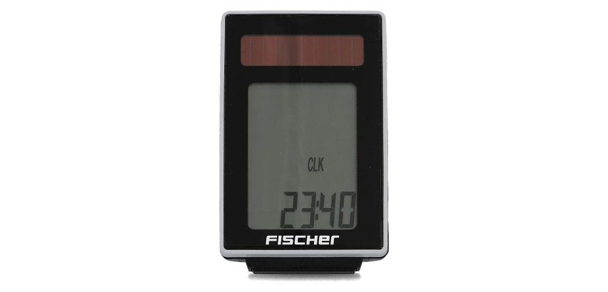 Ordinateur de vélo FISCHER radio solaire, 22 fonctions