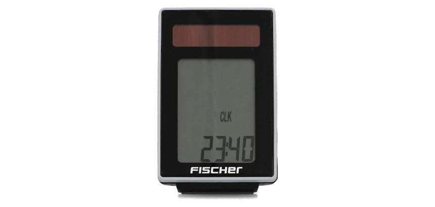 Ordinateur de vélo FISCHER radio solaire, 22 fonctions