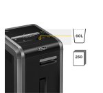 Destructeur Powershred 225i - Coupe fibre P-2 - 24 feuilles - Fellowes