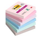 Bloc-note adhésif Super Sticky Notes, 76x76 mm, 4+2