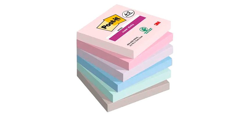 Note reposionnable Soulful Collection Super Sticky Post-it - Bloc de 90 feuilles