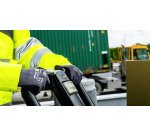 Guanti Portwest A350 in schiuma di nitrile sabbiato nero, 12 paia