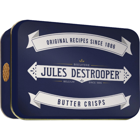 Gaufrettes au beurre Jules Destrooper boîte métal 75g