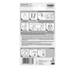 Accroche adhésif tête de clou acier Command 3M jusqu'à 2,2 Kg