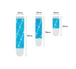 Languettes adhésives transparentes Command 3M taille S, M, L - Blister de 16