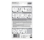 Accroche adhésif tête de clou acier Command 3M jusqu'à 3,6 Kg