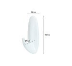 Crochets adhésifs blancs Command 3M  jusqu'à 1,4 kg - Lot de 2