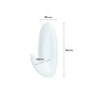 Crochets adhésifs blancs Command 3M jusqu'à 500 g - Lot de 2