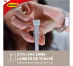 Crochet adhésif double noir mat Command 3M jusqu'à 1,8 kg