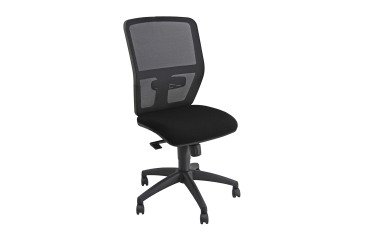 En_sedia girevole nero unisit kemper operdl